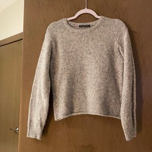 Brandy Melville Gray long sleeve sweater